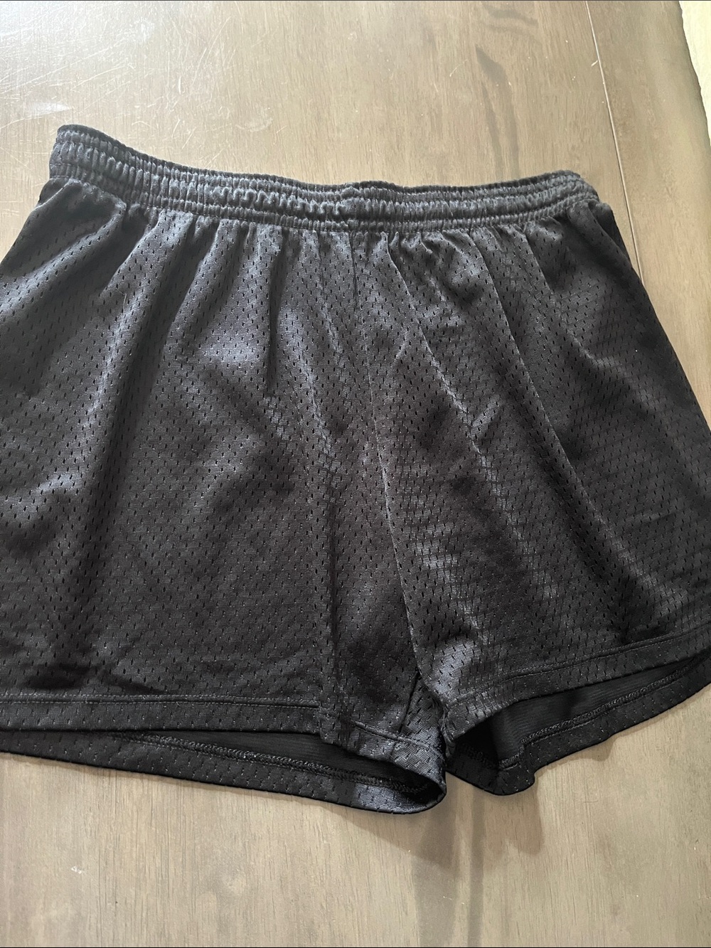 Champion Women's Black Mesh Athletic Shorts